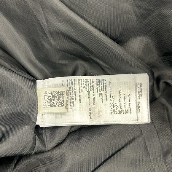 Adidas big baffle black down puffer parka coat size small - Picture 3 of 8